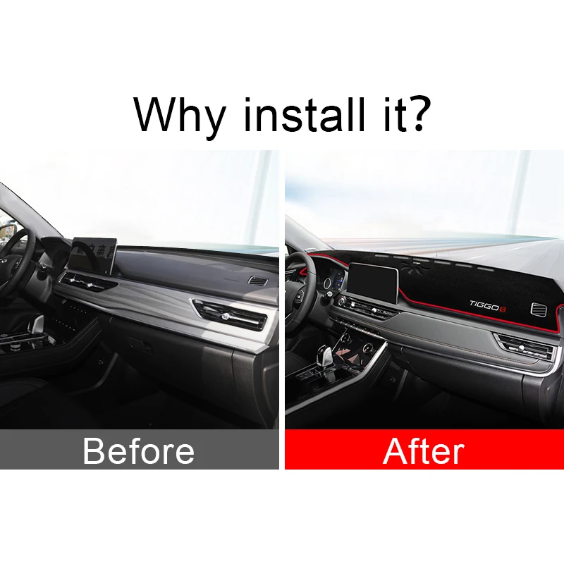 Коврик для приборной панели автомобиля Chery Tiggo 8 Pro 2019 2020 2021 2022 |