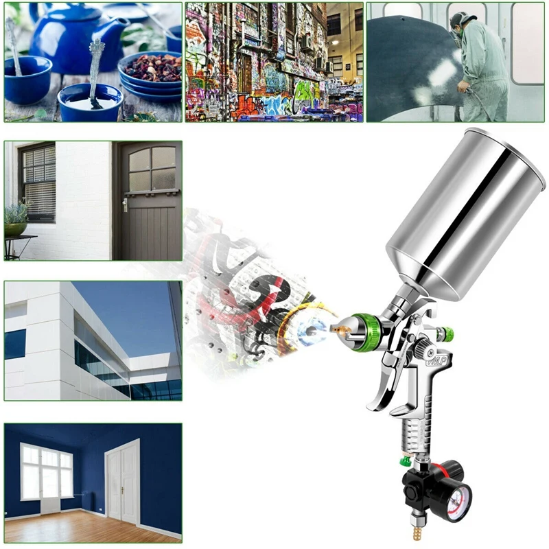 2 5 мм HVLP гравитационная подача спрей набор инструментов W/Регулятор Авто Краска