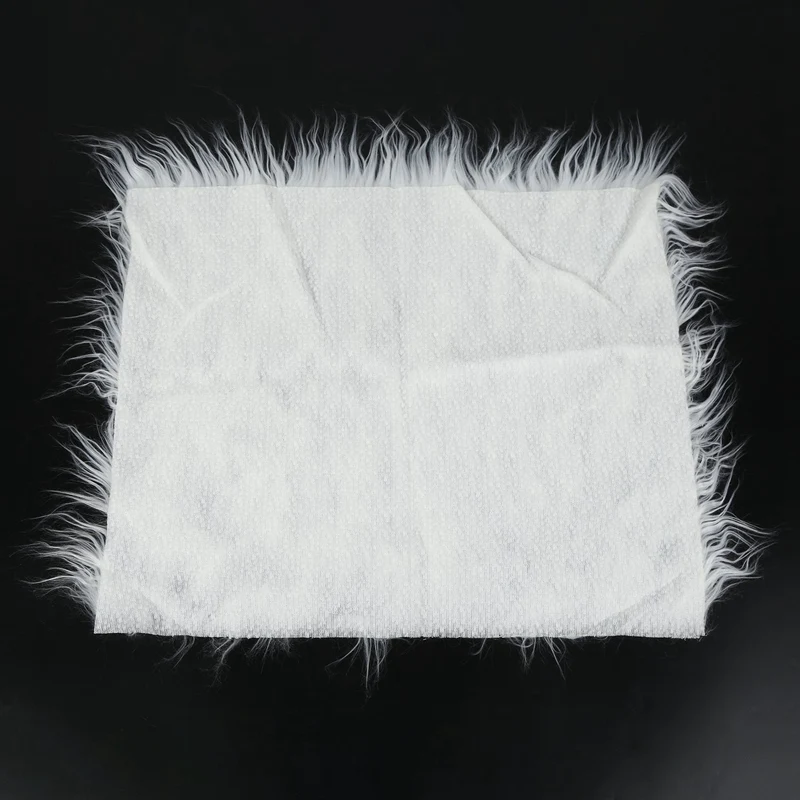 Фон для фотосъемки новорожденных с искусственным мехом одеяло корзина коврик