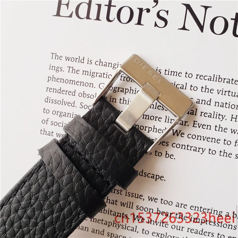 

Diesel watch men's skeleton automatic mechanical AAA watch gold skeleton retro men's women watch quartz watch