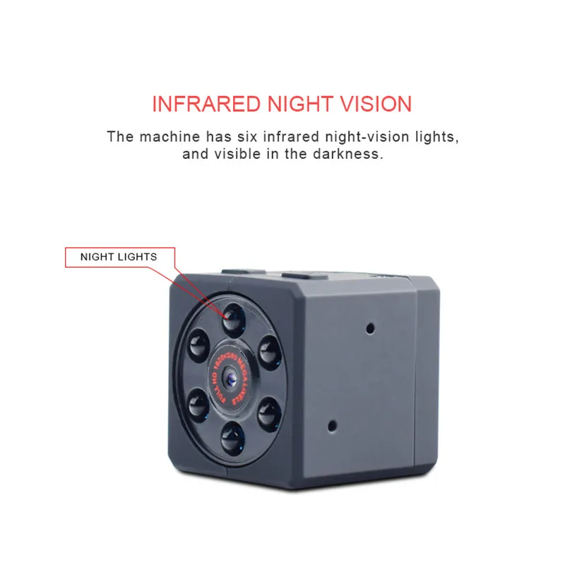 Портативный магнитный мини Камера 1080P HD камера удаленного наблюдения