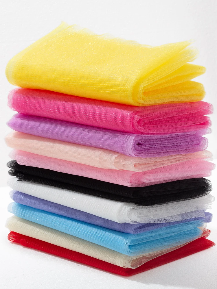 4 м/лот 150 см широкий разноцветный яркий шелк газ кружево ткань свадебное платье