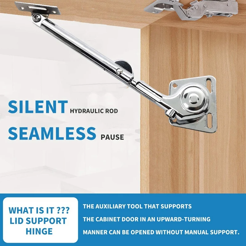 2 упаковки тяжелых петель для крышек гидравлический рычаг поддержки шкафов