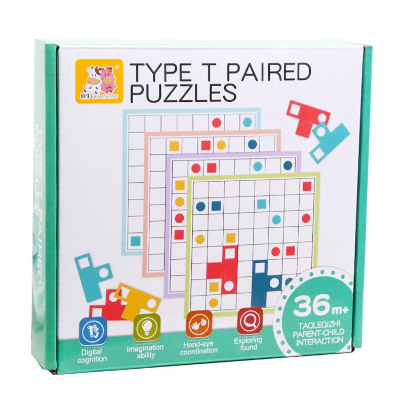 

Kids Logical Thinking Game Wooden Tetris Matching Creative Early Educational Toy Color Shape Matching Game Educational Toys