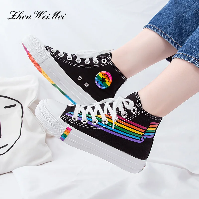 Новинка белые кроссовки на плоской подошве со звездами парусиновая обувь для