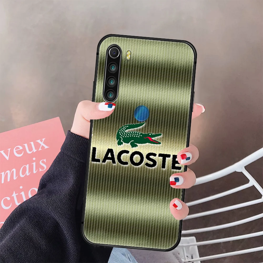 

Brand Luxury LACOETE Phone Case Cover Hull For XIAOMI Redmi 7a 8a S2 K20 NOTE 5 5a 6 7 8 8t 9 9s Pro Max black Bumper Luxury