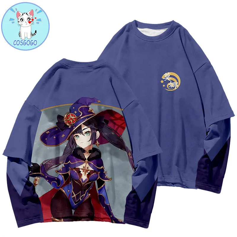 Флисовый костюм для косплея Genshin Impact Klee разбавленный Keqing Qiqi Venti Paimon Fischl из двух