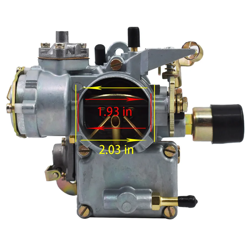 Карбюратор Carb для VW 34 pict 3 12В электрический дроссель 1600CC 113129031K APLUS|Карбюраторы| |