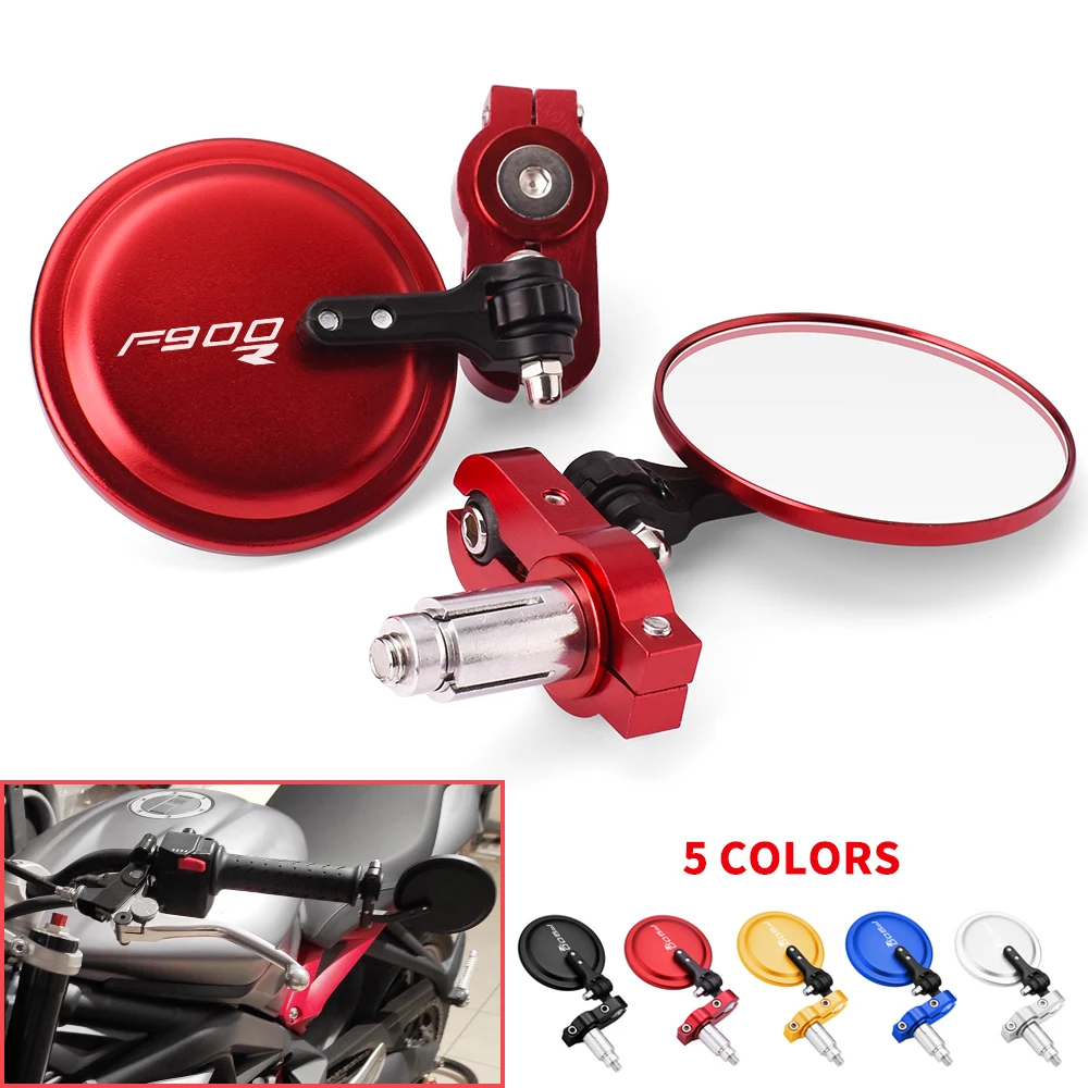 Мотоциклетные зеркала с логотипом F900R круглые складные боковые для BMW F900 R F 900R 2020