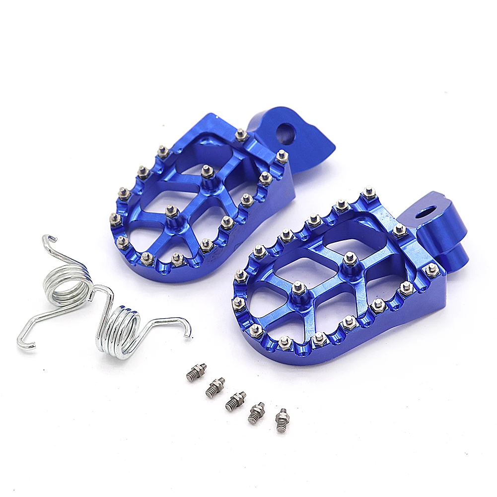 

Motorcycle CNC FootRest Footpegs Foot Pegs Pedals For YAMAHA 65 85 125 250 426 450F FX WR YZ Dirt Pit Bike Motocross 3 Color