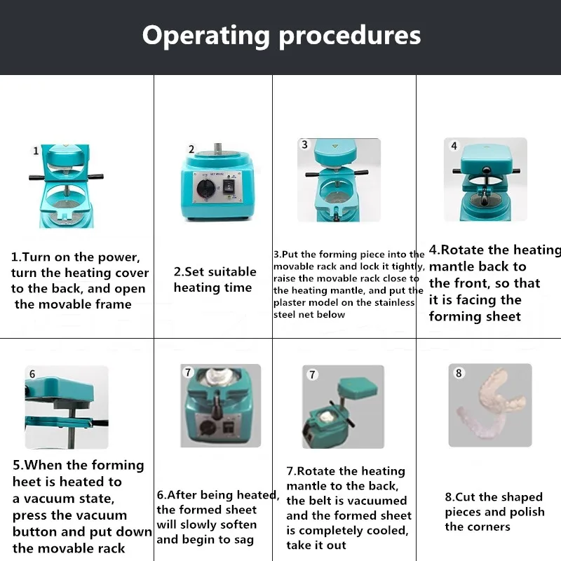Небольшая Стоматологическая вакуумная ламинирующая машина лабораторное