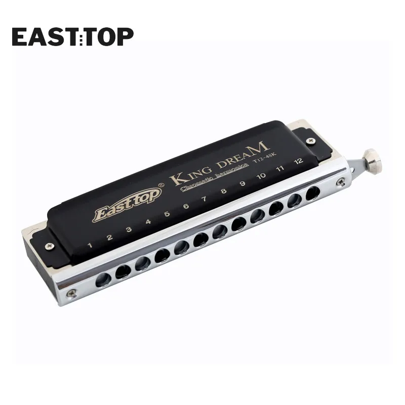 EASTTOP T1248K 12-отверстие 48 оттенков Хроматическая черная гармоника Клавиша C для