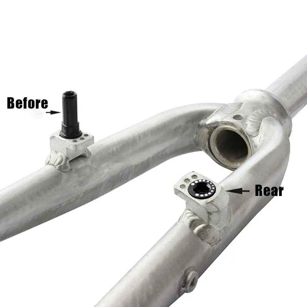 4 шт. Складная велосипедная V-Тормозная колонка винт горная рама передняя вилка