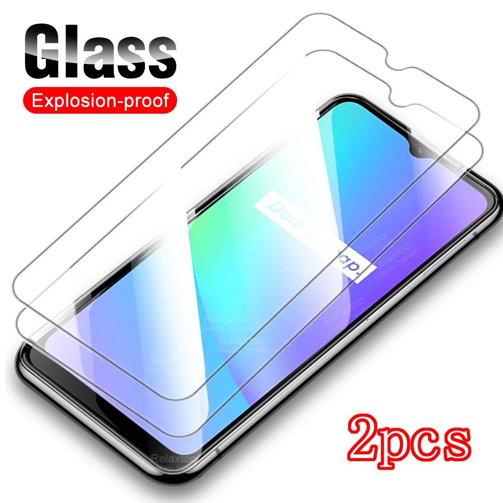 

Закаленное стекло для Realme C25, 2 шт., защита от экран с защитой против царапин для телефона OPPO Realme C 25 25C 6,5 дюйма