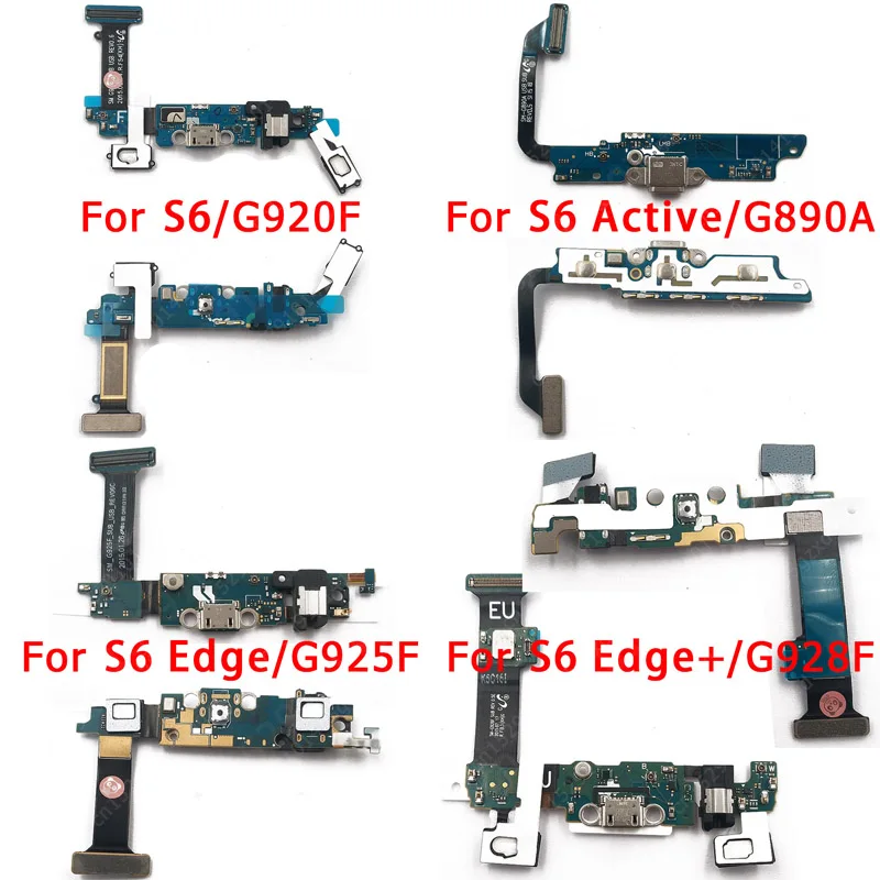 Оригинальная зарядная Плата USB для Samsung Galaxy S6 Edge Plus активный зарядный порт