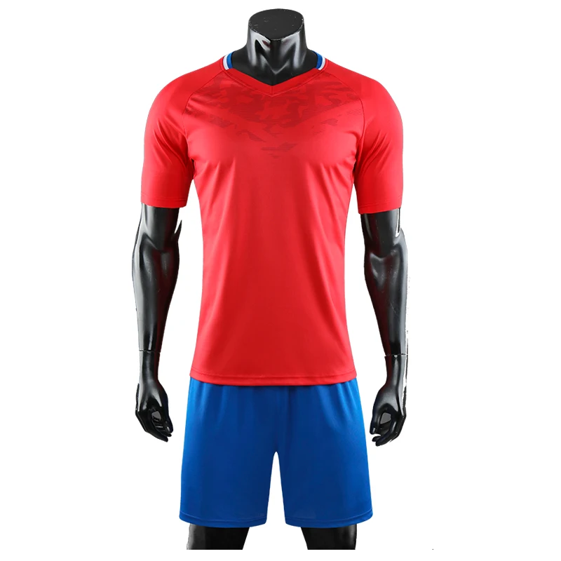 Мужская синяя футболка с коротким рукавом для футбола набор взрослых желтая