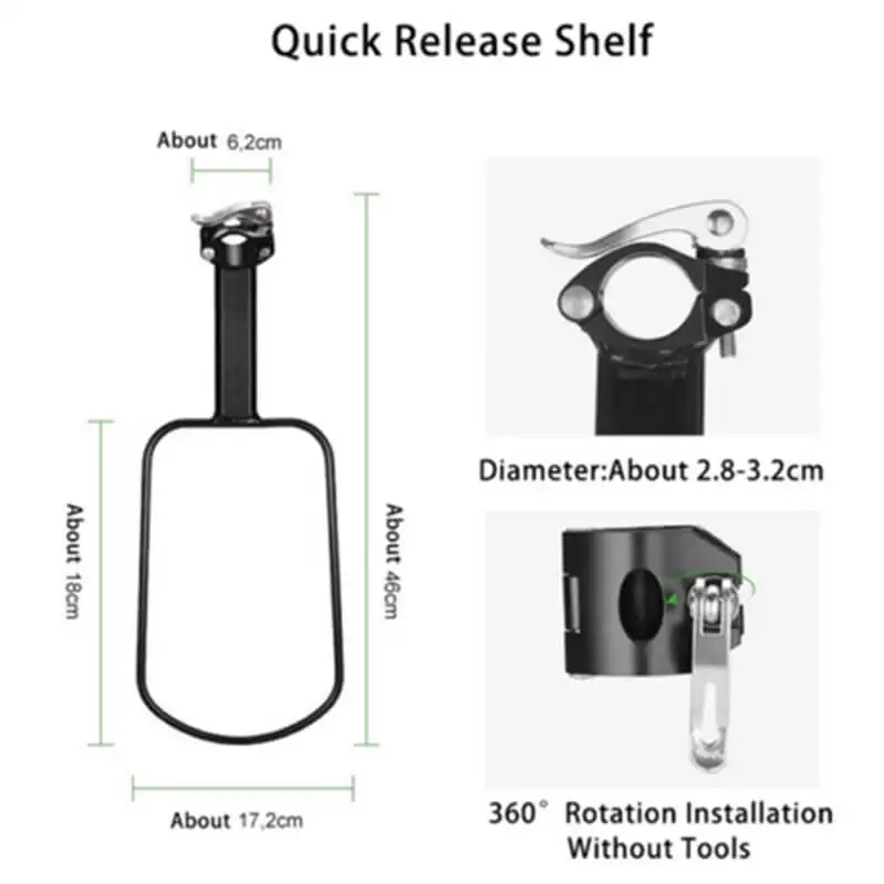 

RockBros Waterproof Bike Rear Seat Bag Seatpost Pannier 28x19x18.7cm MTB Road Moutain Folding Bicycle Saddle Rack Carrier Pack