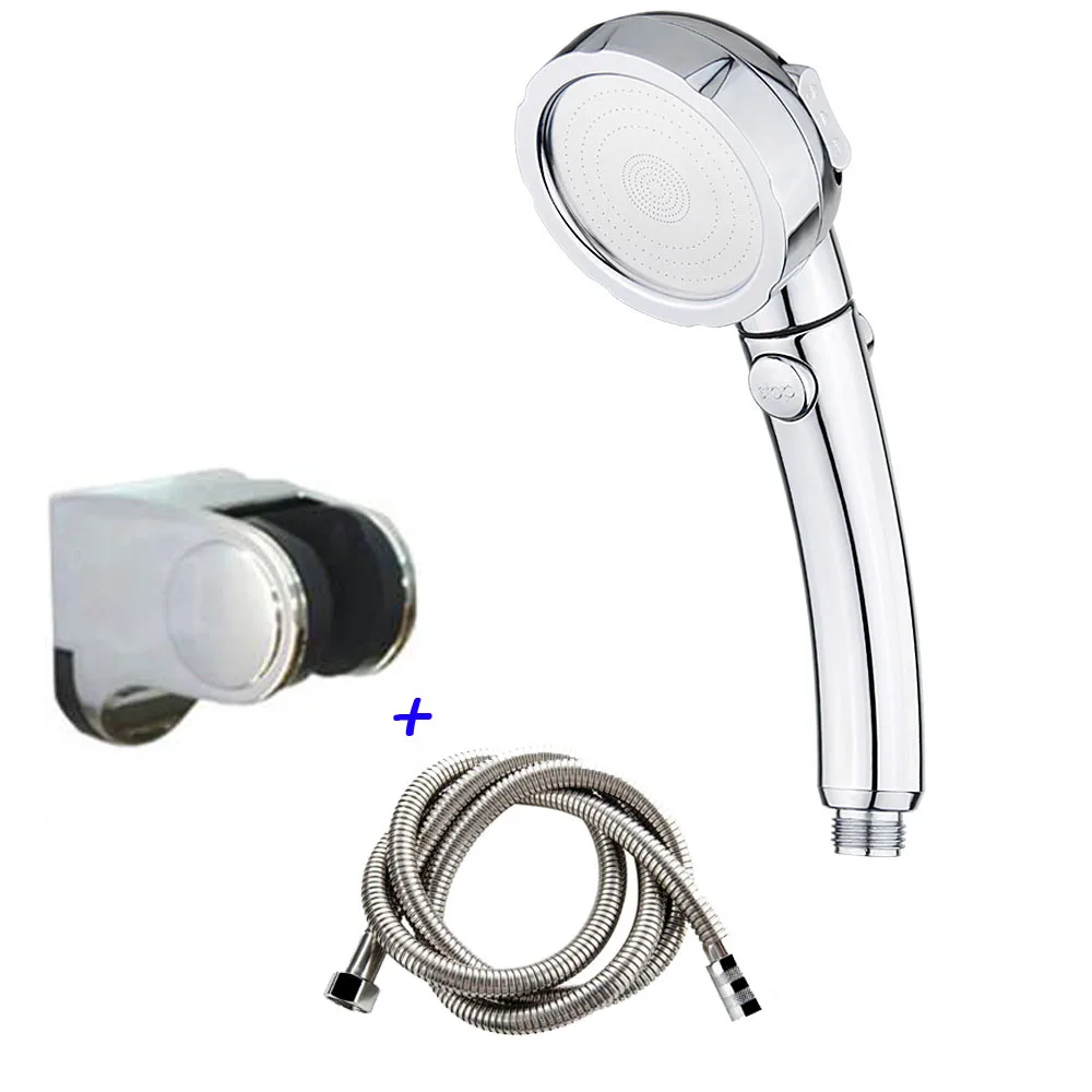 Ручная Хромированная душевая лейка LASO Ба золотого цвета с 3 режимами работы и