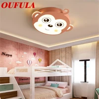 aosong childrens ceiling lamp monkey modern fashion suitable for childrens room bedroom kindergarten