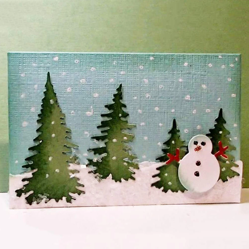 Рождественские стальные Вырубные штампы тисненые для скрапбукинга фото