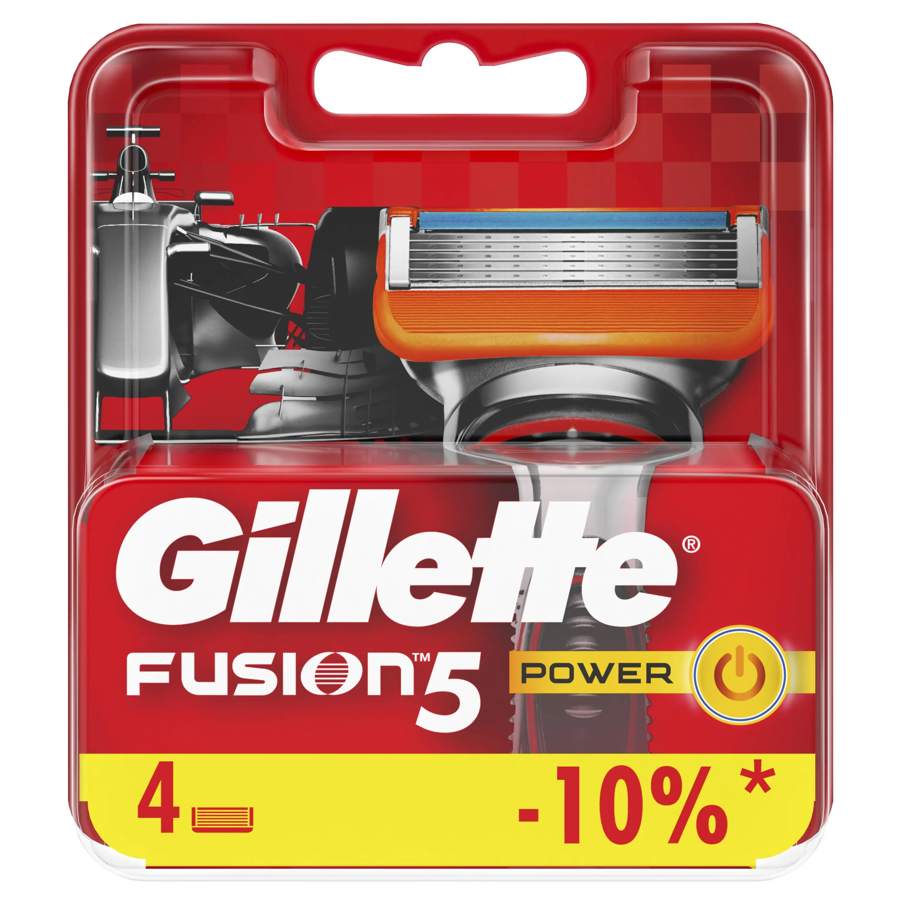 Сменные кассеты Gillette Fusion5 Power 4 шт. | Красота и здоровье