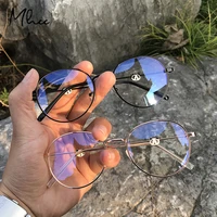 anti blue glasses panda myopia glasses brand design oversized luxury women hign clear lens degree 0 5 4 0 gafas lectura mujer