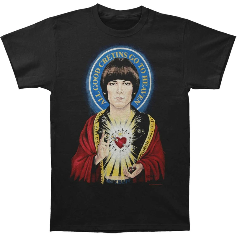 Dee Ramone Мужская футболка Слим Фит Черная Толстовка Футболка |