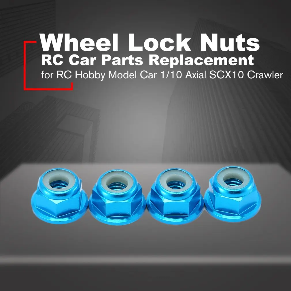 Колесо радиоуправляемого автомобиля с замком гайка из алюминиевого сплава