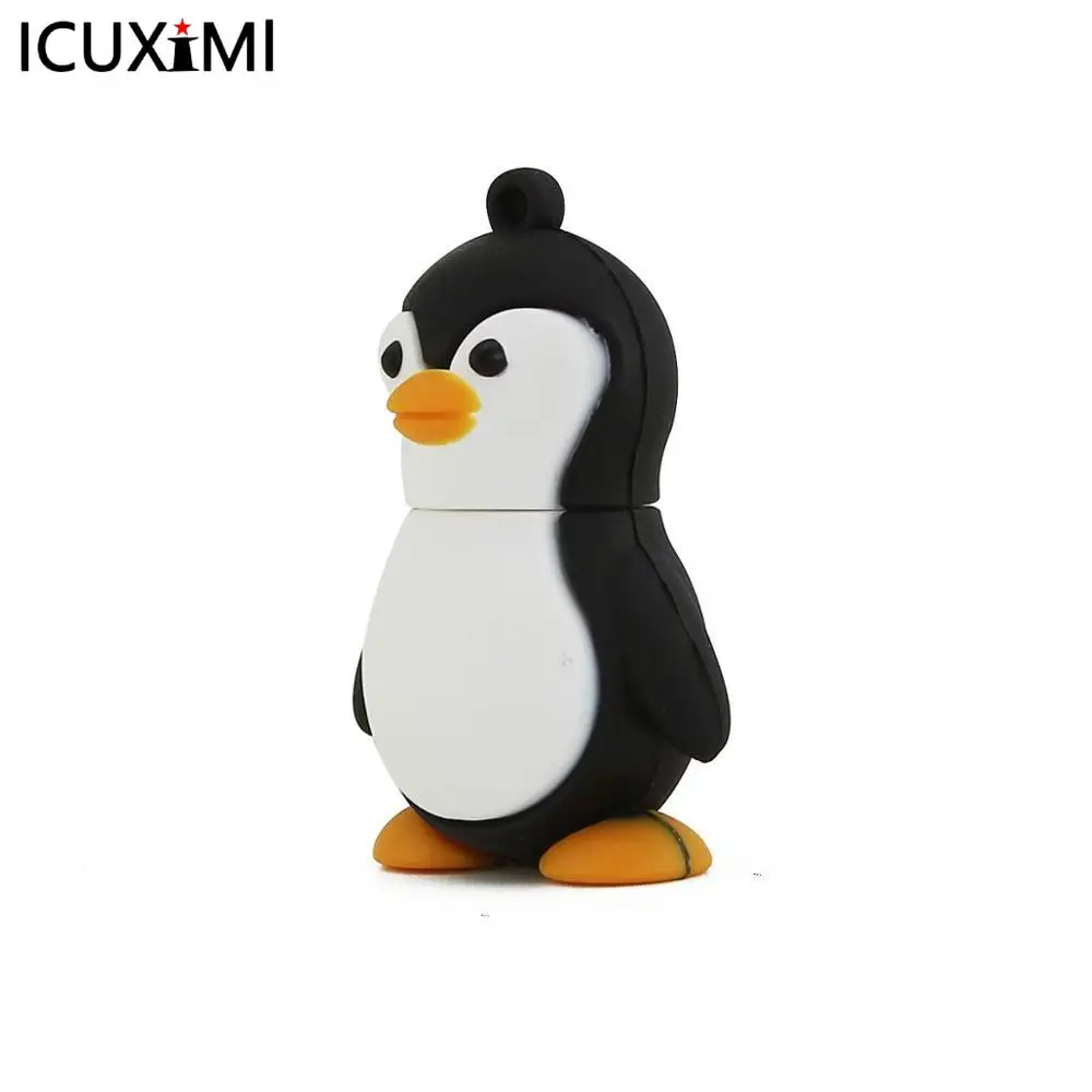 

Cute Penguin Pendrive 128GB Cartoon Model 64GB 4GB 8GB 16GB 32GB Pen Drives Usb Stick 128 64gb Flash Drive Fast Mini Pendrive