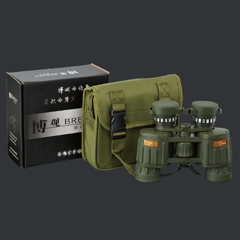 

Hot sale 10x50 professional outdoor travel low light night vision binoculars HD big eyepiece telescope field work tool