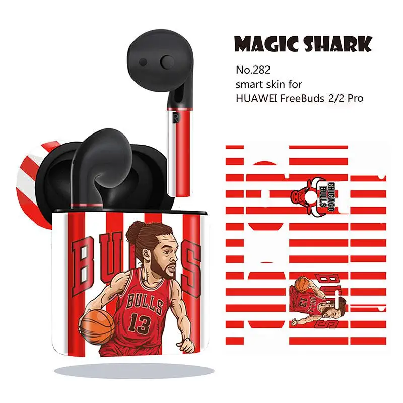 Волшебная Акула Баскетбол супер звезда полная пленка наклейка для Huawei Freebuds 2/2 Pro
