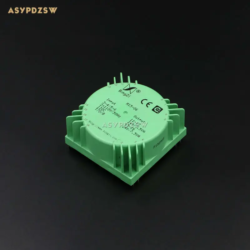 

15 ва зеленые квадратные 15 Вт герметичные тороидальные трансформаторы стандартное выходное напряжение переменный ток двойной 24 В (2*24 В)