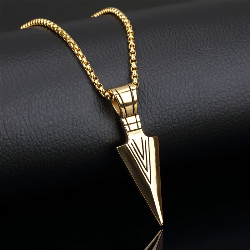 

2021 Trend Men's Chain Euramerican Style Length 55cm Necklace Golden Stainless Steel Neck Chain For Men Pendant Jewelry