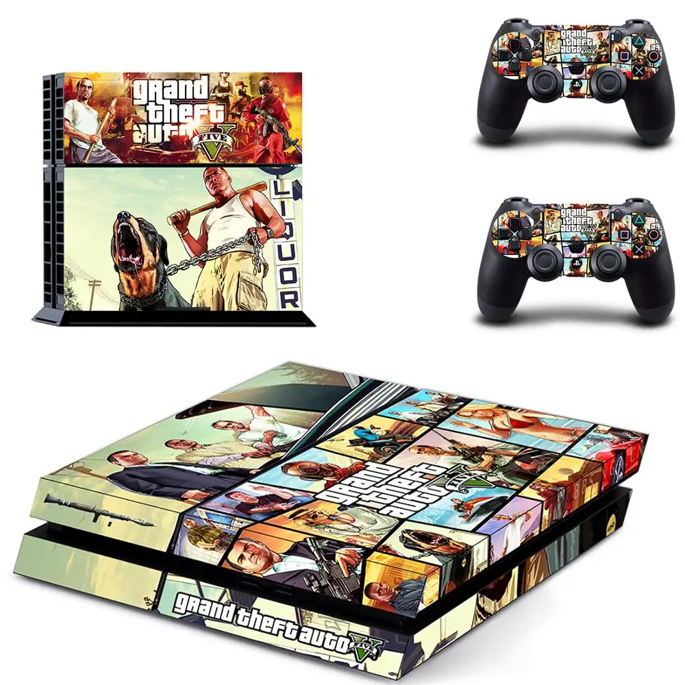 Стикер Grand Theft Auto GTA 5 PS4 стикер Play station 4 Skin PS чехол для PlayStation консоли и контроллера |