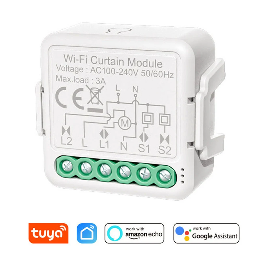 Tuya Smart Zigbee 3.0 Curtain Switch Module for Roller Shutter Blind Motor DIY Home by Google Assistant Alexa Zigbee2Mqtt | Обустройство