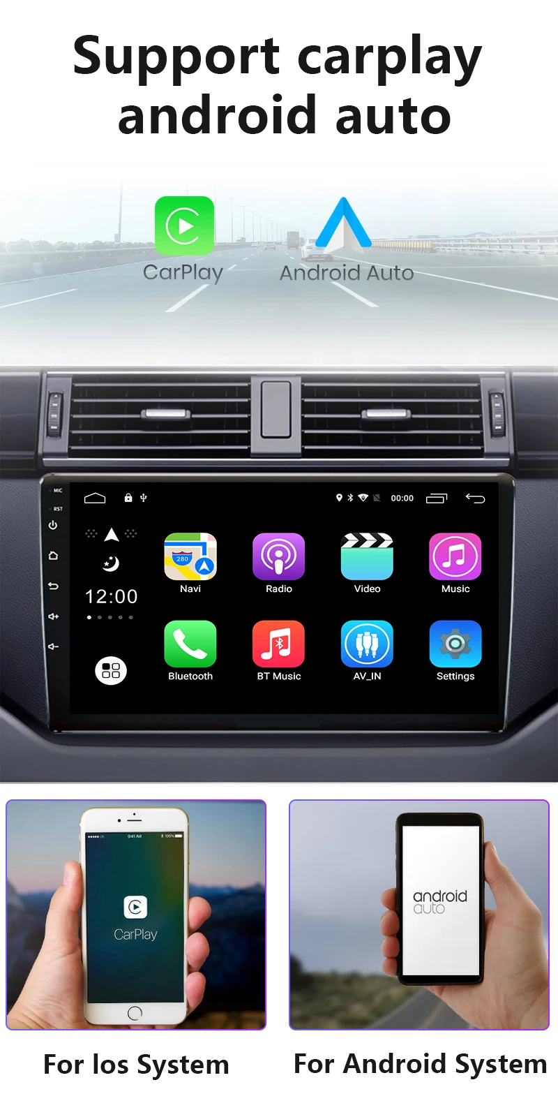 ShunSihao мультимедийная навигация Android 11 автомобильное радио для 9-дюймового Freelander 2