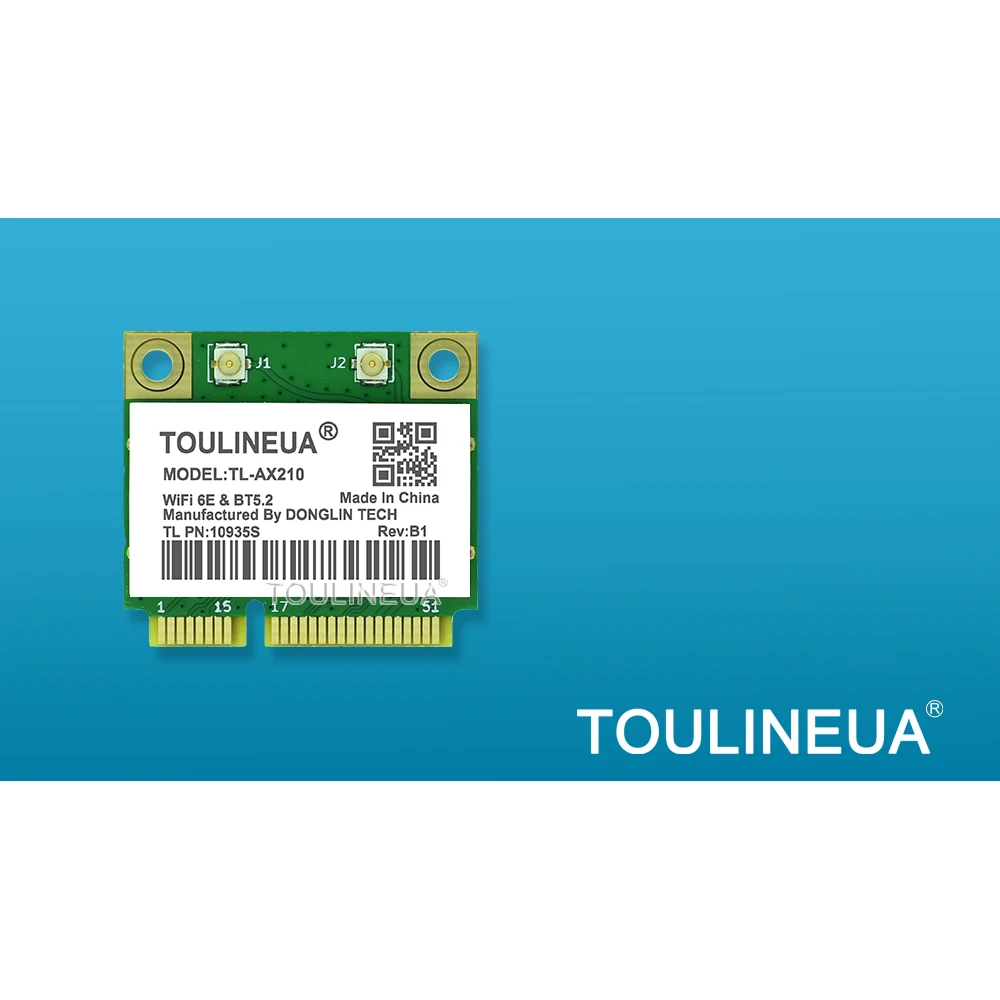 TL AX210 WIFI 6E BT5.2 intel AX210HMW Mini PCIe wifi 6 Intel AX210NGW WiFi сетевая карта PK AX200 9260AC 8265ac|Сетевые