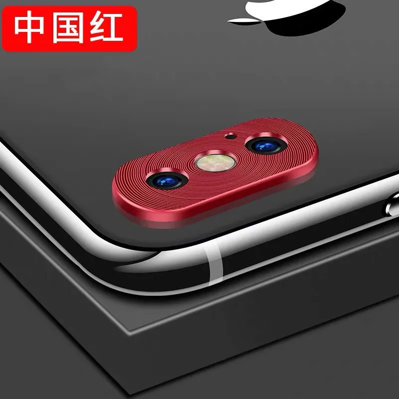 Роскошная защита для объектива камеры алюминиевое кольцо с покрытием iPhone 6s plus 6 7 8