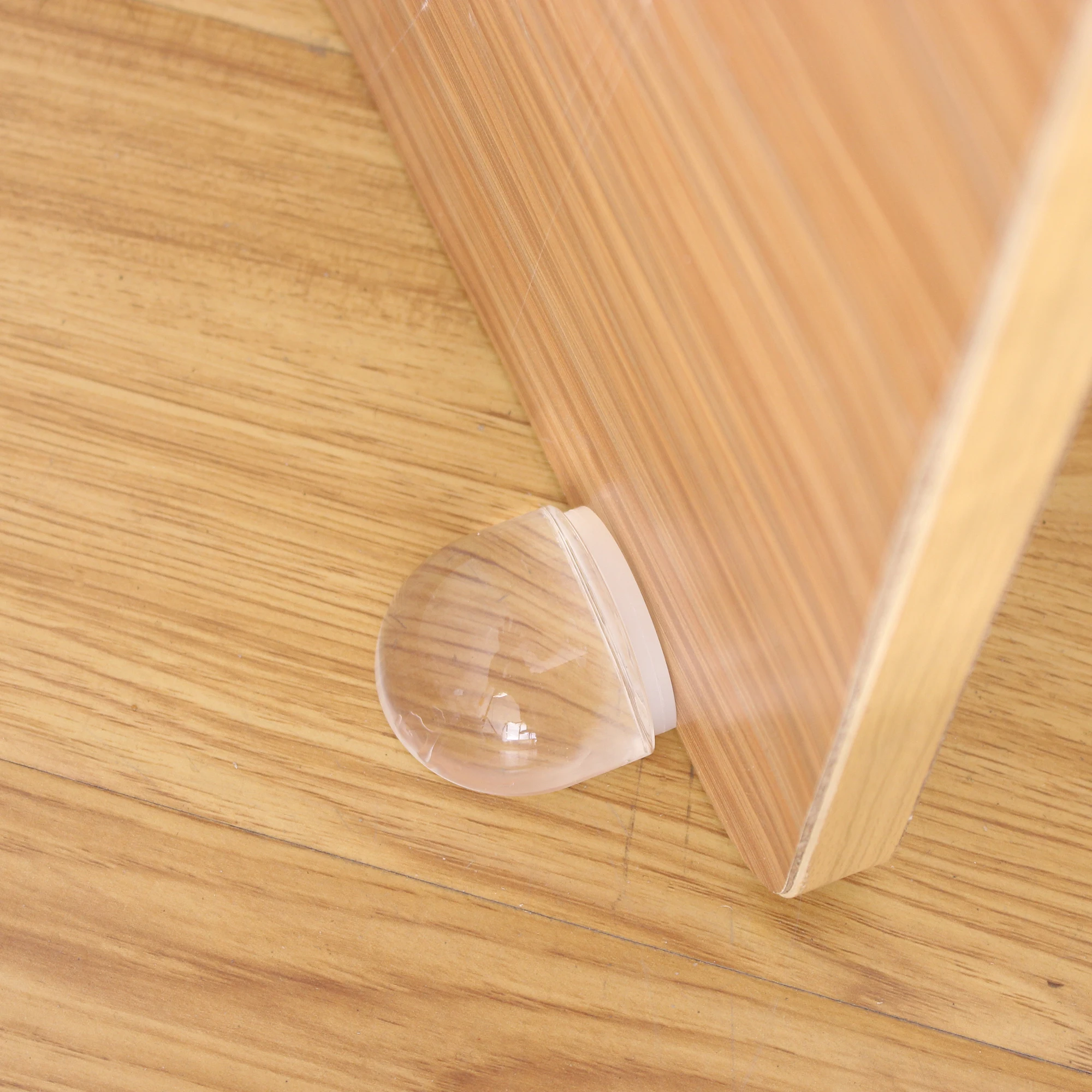 

1pcs Acrylic Door Stopper Non Punching Sticker Self Adhesive Door Stopper Door Holders Catch Floor Mounted Nail-free Door Stops