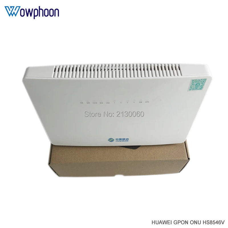 Бесплатная доставка двухдиапазонный роутер huawei HS8546V GPON ONU ONT HGU 4GE + 1Tel 2USB 2Wifi