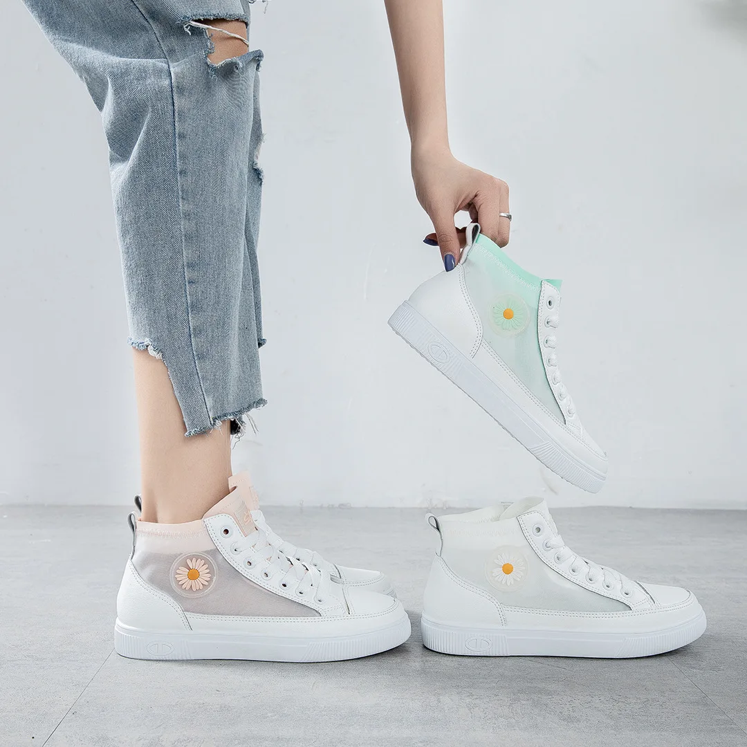 

Summer New Female Sports Shoes Small White Shoes Breathable Shoes Versatile Casual Shoes Running Shoes Sneakers Women 2020