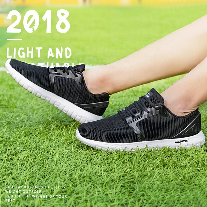 Мужские кроссовки для бега ONEMIX спортивная обувь супер светильник классические в
