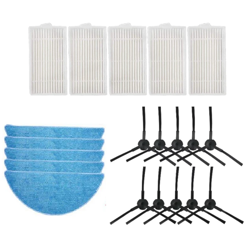 

Набор боковых щеток для робота-пылесоса Ilife V5S Pro, HEPA запчасти, V50, V5S, 20 шт.