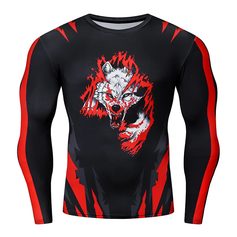 Компрессионные колготки с 3D принтом футболки для фитнеса бега бодибилдинга