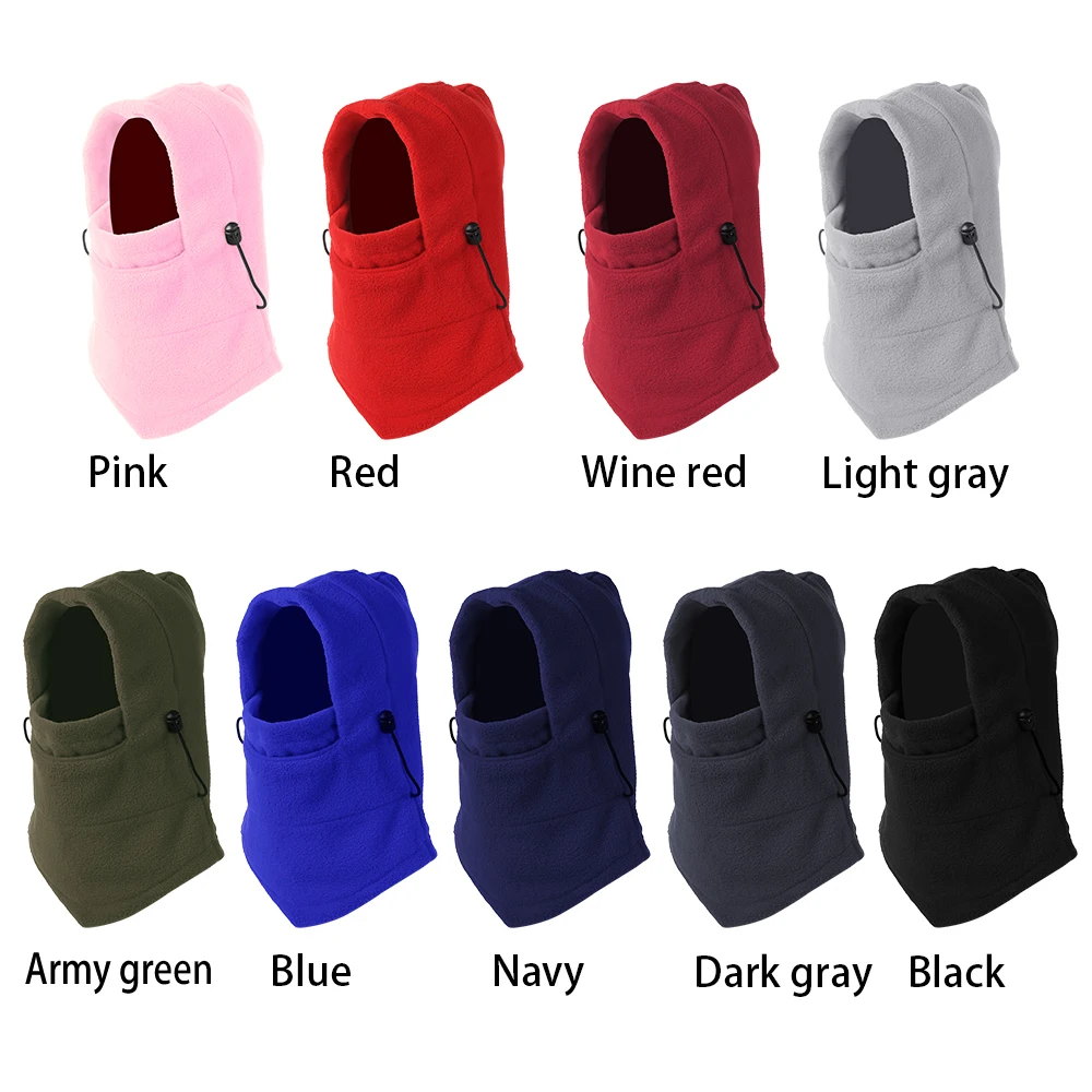 1 шт. Зимняя Теплая Флисовая Балаклава Шарф для езды на велосипеде туризма