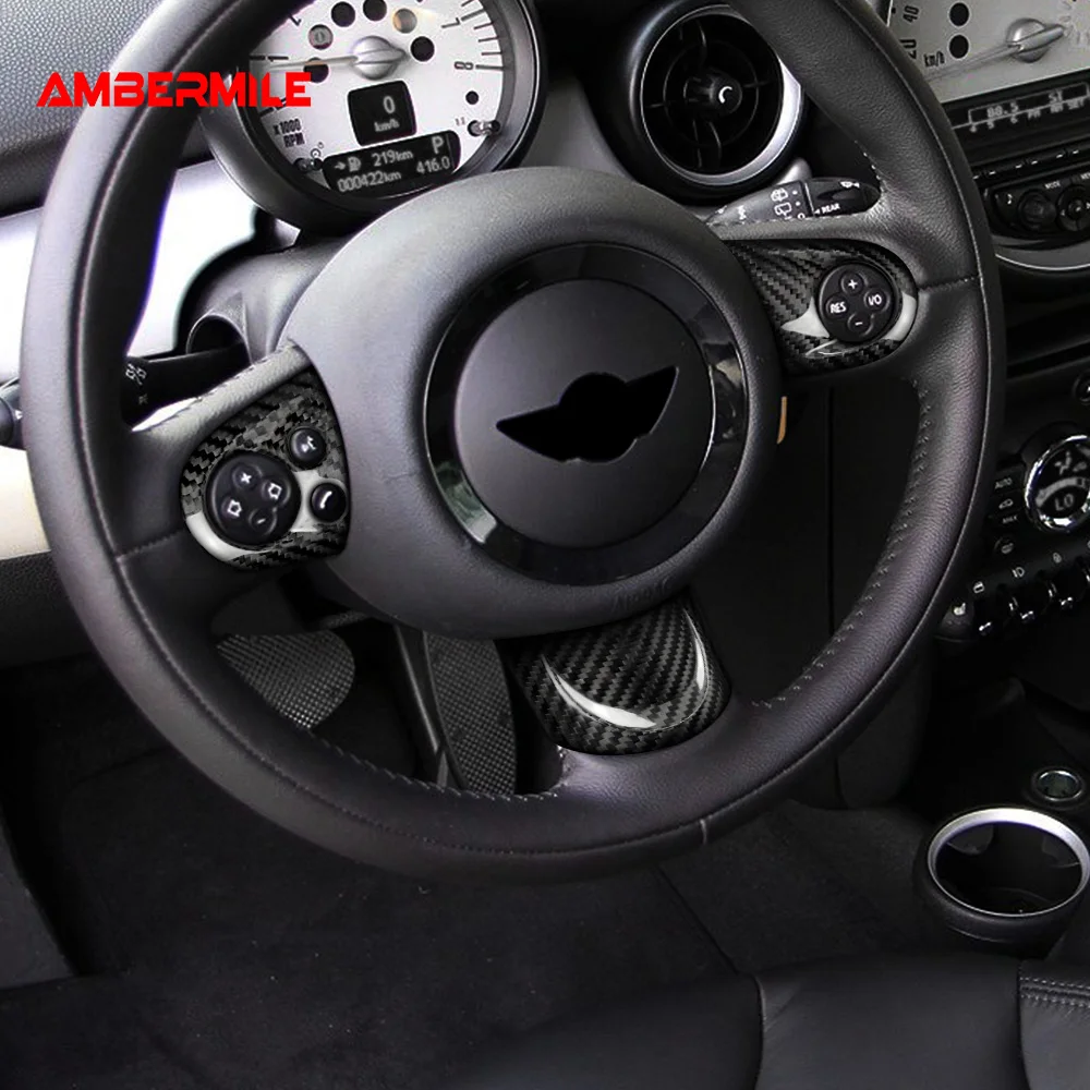 AMBERMIL внутренняя отделка из углеродного волокна автомобильная накладка на