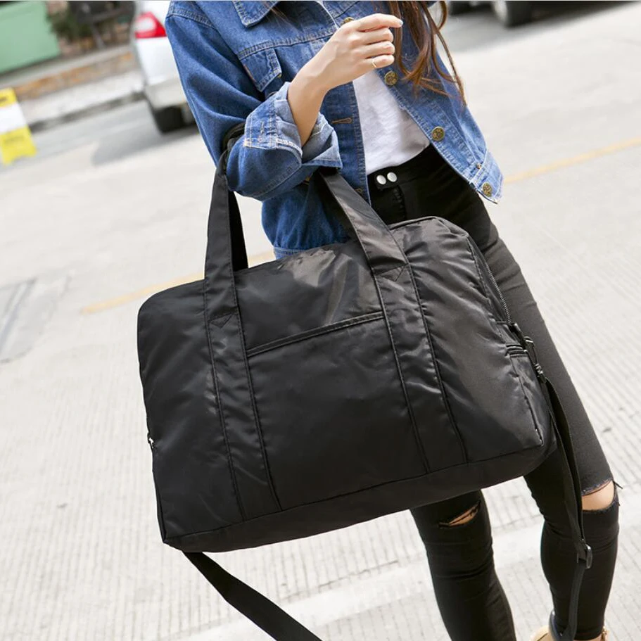 Вместительная однотонная спортивная сумка для мужчин и женщин сумка-тоут отдыха