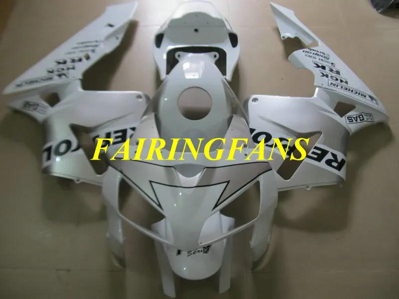 Инжекторный комплект для HONDA CBR600RR F5 05 06 CBR 600 RR 2005 2006 белого и серебристого цвета