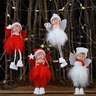 Рождественская Кукла-Ангел Подвески, Рождественский Декор для дома, эльфийские украшения для новогодней елки, рождественские подарки, украшения для нового года