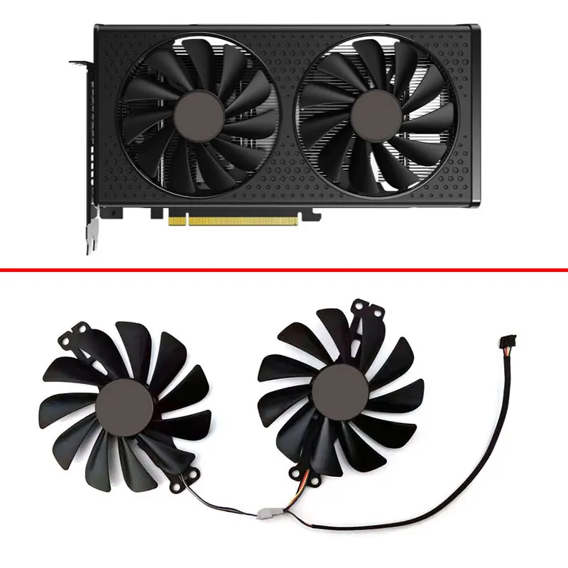 

New 95MM FY09010M12LPA CF1010U12S 4PIN DC 12V RX6600 Cooling FAN,For XFX Speedster SWFT 210 RX 6600 XT GPU Video Card